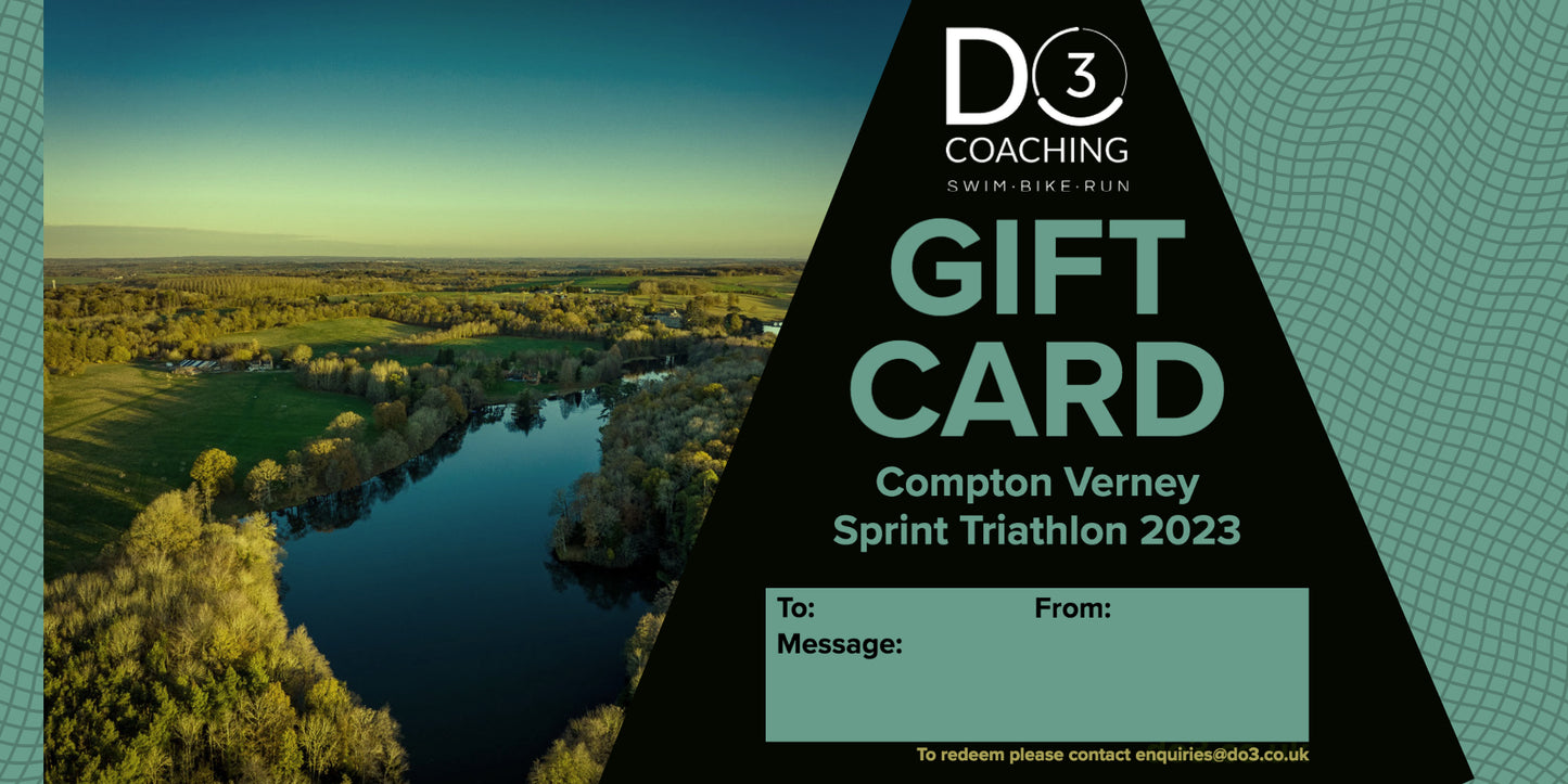 Do3 gift card - Compton Verney Sprint Triathlon
